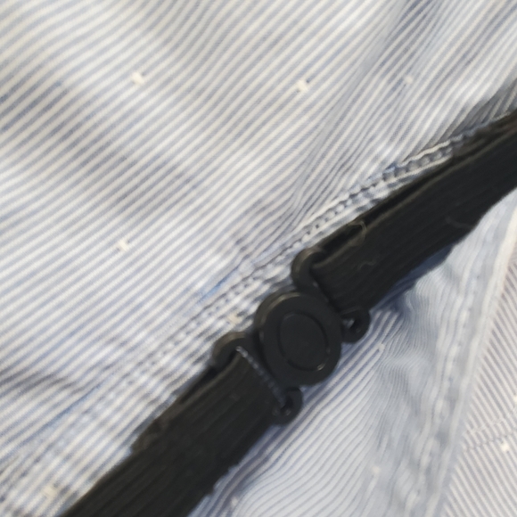 New H&M navy velvet bowtie and button down - Picture 2 of 4